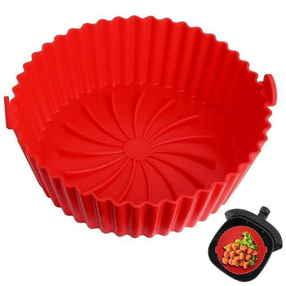 Air Fryer Silicone Baking Tray Reusable Mold